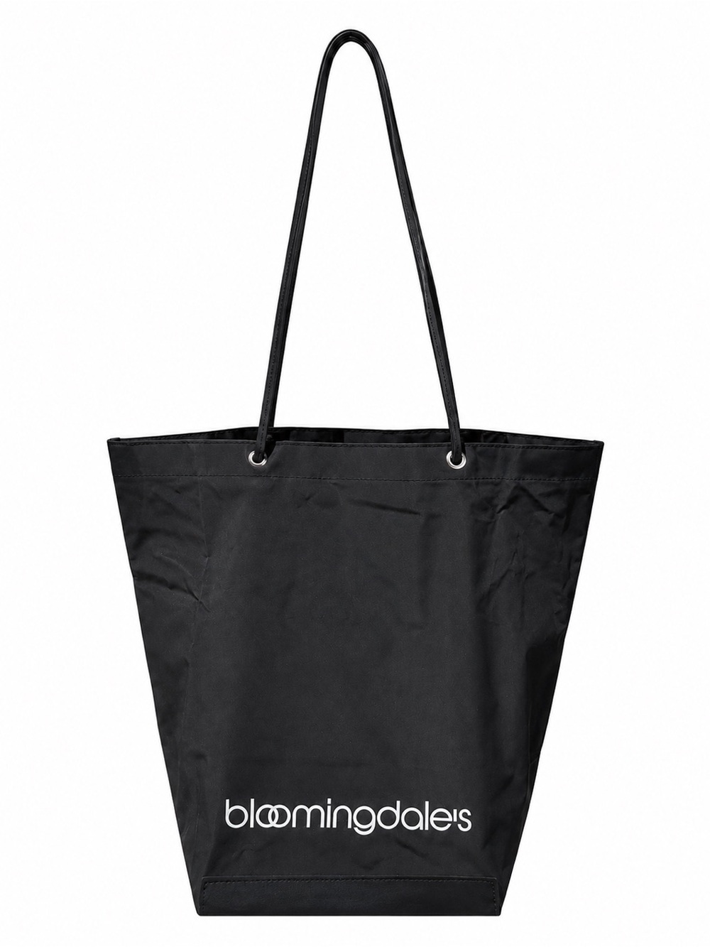 Bloomingdale’s Black Nylon Tote Bag | Reusable Shopper | Lightweight